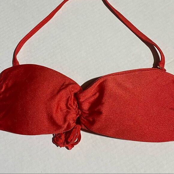 Luli Fama Bikini Top Red - Picture 2 of 7
